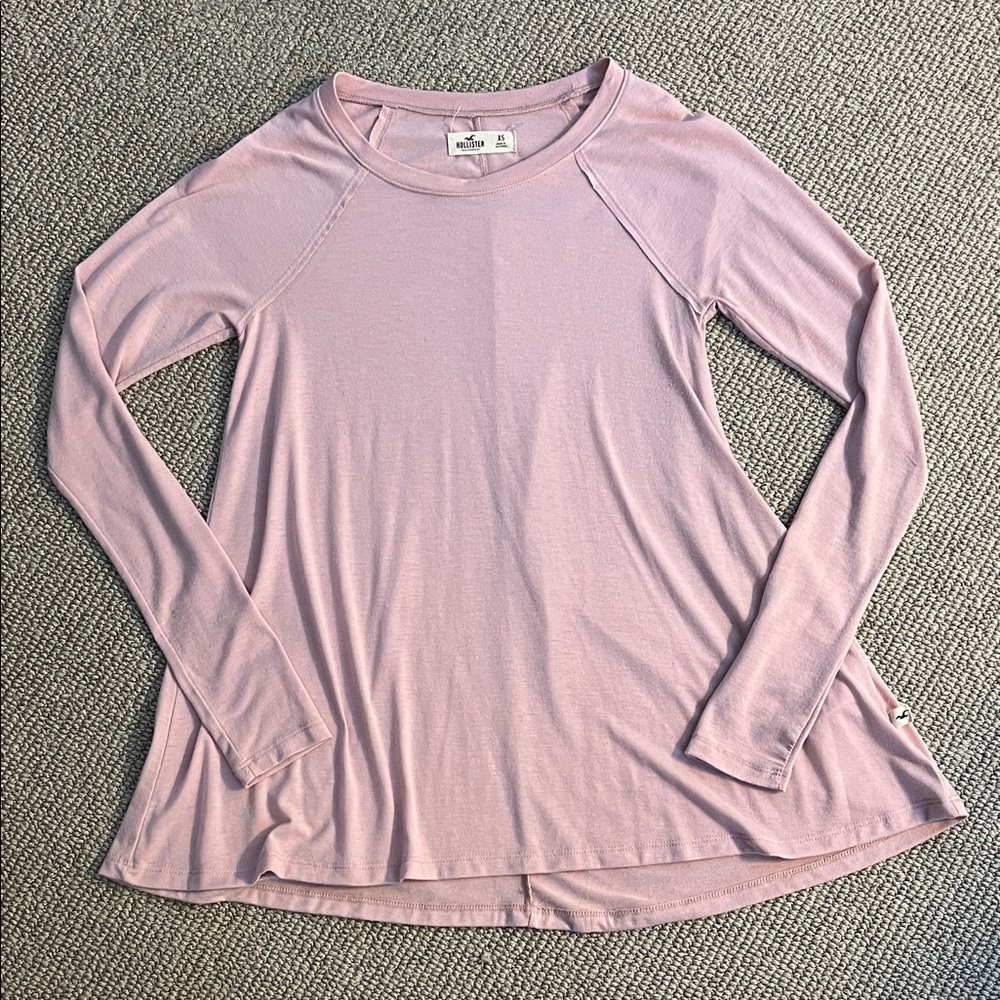 *FREE* Hollister Pink Long Sleeve Top